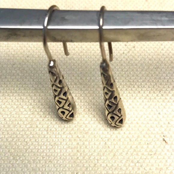 Sterling silver filigree earrings - Picture 4 of 4